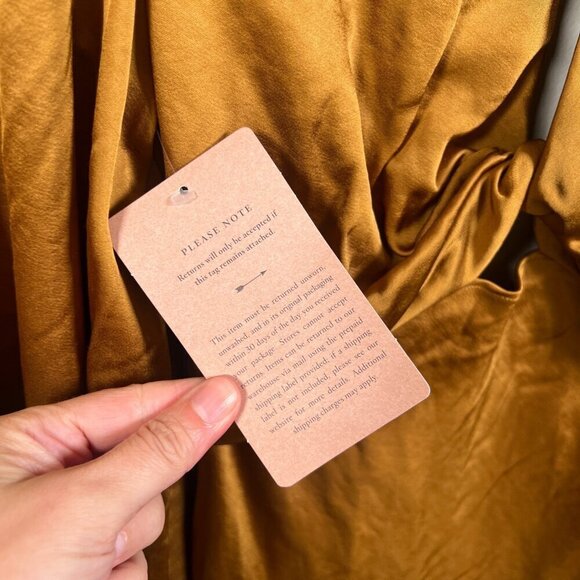 Significant Other Demi Dress Size 2 Copper Maxi Event Party Wedding Guest Gala - Picture 5 of 15